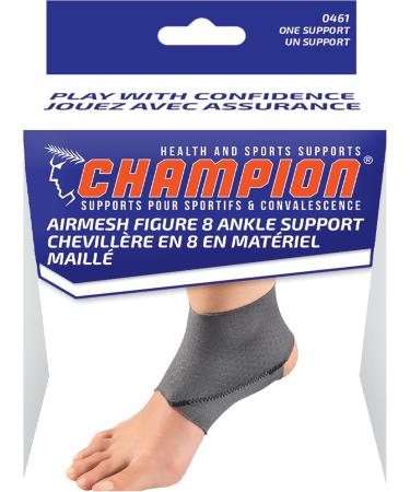 Champion Ankle Brace - Adjustable Figure 8 Straps Airmesh Support Medium - International Shipping Available - Buy Online on GoSupps.com