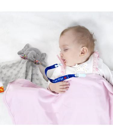 UNMOT Dummy Clip Baby Comforters (Elephant) Gift for Newborn Baby Boy Girl New Born Boys and girls essentials sets of baby blanket and of dummy clips in personalised bag NZL009 Blue Pacifier Chain Set - Buy Online on GoSupps.com