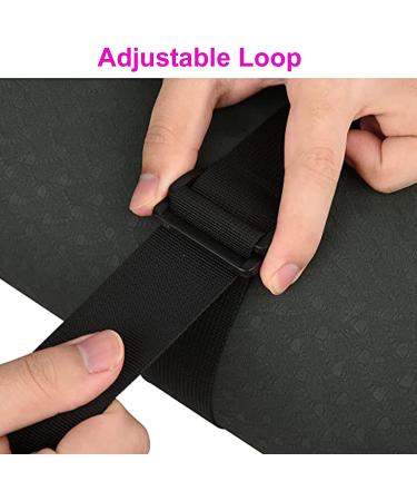 WISDING Yoga Mat Strap - Portable Sling for Yoga Mat, Picnic Blanket, Festivals, Camping | Adjustable Shoulder Strap & Handle for Pilates & Motorcycling - Buy Online on GoSupps.com