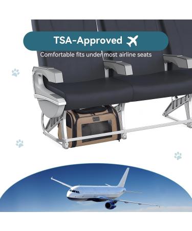 Petsfit Foldable Pet Transport Box - Portable Dog & Cat Travel Bag with Shoulder Strap & Expandable Bed - Ideal for International Shipping - Buy Online on GoSupps.com