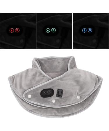 Comforting Heating Pad for Neck & Shoulders - 3 Heat Settings Massage Feature Pain Relief Wrap - Perfect Gift for Women & Men - Soft Sable Fabric - Buy Online on GoSupps.com