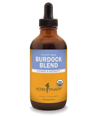 Herb Pharm Burdock Blend Liquid Extract to Support Cleansing & Detoxifying - 4 Ounce 4 Fl Oz (Pack of 1)