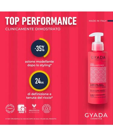  GYADA COSMETICS GYADA COSMETICS Modelling Fluid Gel for Curly and Wavy Hair Soft Effect 98% Natural Ingredients with Disciplining Action a - Buy Online on GoSupps.com