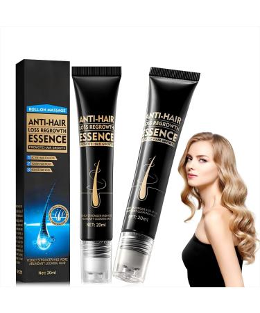 S rum r g n rant anti-chute de cheveux 2 x 20 ml avec rouleau cheveux - Renforce les racines des cheveux r duit la chute des cheveux favorise une nouvelle croissance des cheveux pour des cheveux