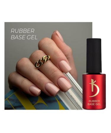 K Professional Rubber Base Gel - High-Resistance Base Coat Gel Polish | UV LED Soak Off | 7ml Nail Polish for Easy Application & Removal - Buy Online on GoSupps.com