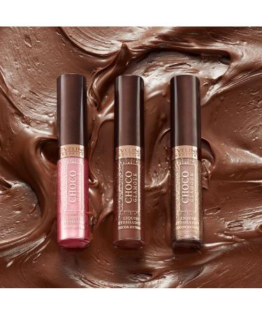 Eveline Cosmetics Choco Glamour Cie Paupi res Liquide 04 - Finition Mat et Brillante avec Extrait de Cacao - Buy Online on GoSupps.com