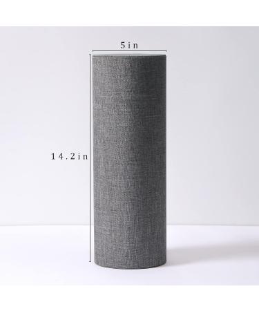 T-Bar Headband Holder Jewelry Organizer Display Stand - Gray Linen (14.2 High) - Perfect for Necklaces, Chains, Scrunchies - Buy Online on GoSupps.com