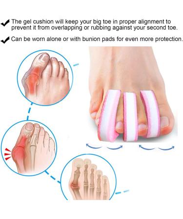 20 Pieces Foam Toe Separator - Relieve Pain Prevent Friction Improve Comfort for Overlapping Toes - Buy Online on GoSupps.com