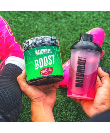 Matchday Nutrition Boost | 90 Minutes Full Throttle Football | ATP Booster with Amino Acids & Carbs | Speed Explosiveness & Endurance | 20 Portions Cherry Lollipop - Buy Online on GoSupps.com