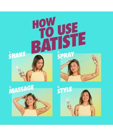 Batiste Rose Gold Dry Shampoo - 6.35 oz Bottle - Refresh Hair, Absorb Oil, Add Texture & Body - Waterless Shampoo - Buy Online on GoSupps.com