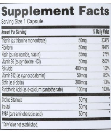 365 Everyday Value B50 Complex 90ct Unflavored - Pack of 1 - Buy Online on GoSupps.com