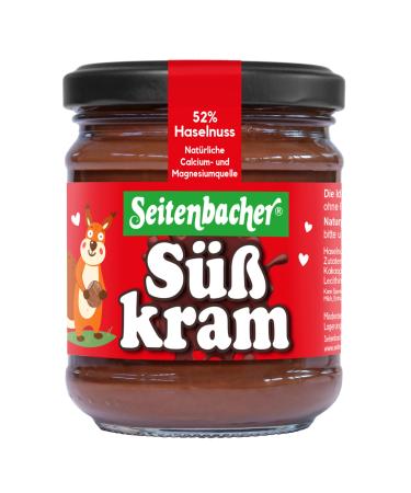 Seitenbacher I S ßkram | Chocolate Hazelnut Spread | 52% Hazelnuts I Without Palm Oil I Vegan I Pack of 6 6 x 200 g