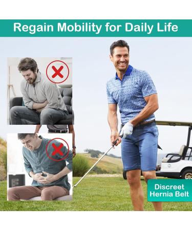 Hernia Support Belt Truss for Men & Women | Relieve Groin Pain with Customizable Fit & Removable Compression Pads - Buy Online on GoSupps.com