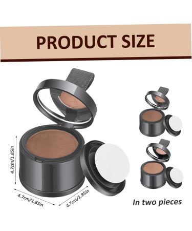2Pcs Root Touch Up Powder Hairline Powder for Women Dark Brown & Light Brown Hair Loss Concealer Water & Sweat Resistant Hairline Powder for Thinning Women Men Hair Volume Powder Root Cover Up Hairli - Buy Online on GoSupps.com