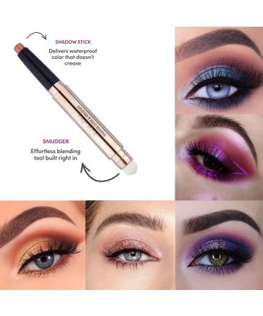 Allbestaye Cream Eyeshadow Stick - Long-Lasting Waterproof Shimmer Glitter #01 | Soft & Creamy Eye Makeup for Stunning Looks - Buy Online on GoSupps.com