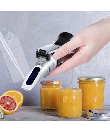 XRCLIF BRIX Refractometer 0-90% | Accurate Handheld Sugar Measurement for Juice Honey & More | ATC Technology - Buy Online on GoSupps.com