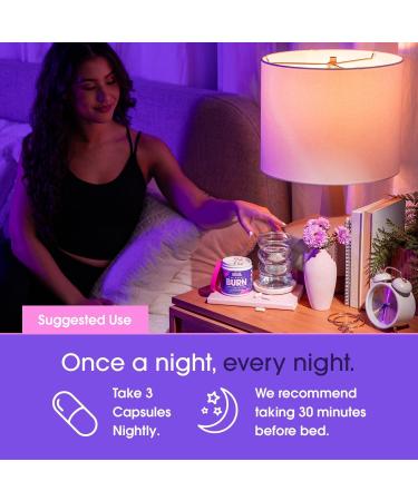 Obvi Collagenic Burn PM | Nighttime Collagen with Ashwagandha GABA & Melatonin | Multi-Type Collagen | 90 Capsules - Buy Online on GoSupps.com