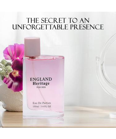 England Heritage Women Perfume Long Lating Eau De Parfum Fresh And Trendy Natural Spray Fragrance For Effortless Chic 3.4 Fl Oz For Daily Used England Heritage 3.4 Fl Oz (Pack of 1) - Buy Online on GoSupps.com