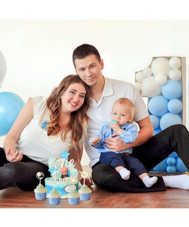 Haooryx 5pcs Outer Space Wood ONE Cake Toppers - Rocket 1st Birthday Cake Topper Wood Star Planet Cupcake Decor Outer Space DIY Cake Toppers Decor for Kids 1st Birthday Baby Shower Party Favor - Buy Online on GoSupps.com