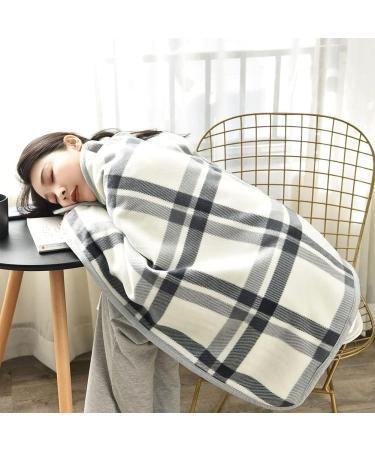 Buy Soft & Breathable Thermal Blanket for Men & Women - Multi-Purpose Portable Checkered Fleeced Blanket (130x80cm) - Ideal for Outdoor Use - Buy Online on GoSupps.com