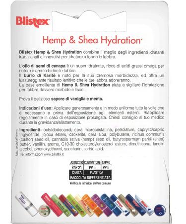 BLISTEX HEMPESHEA VA HYDRATION - Buy Online on GoSupps.com