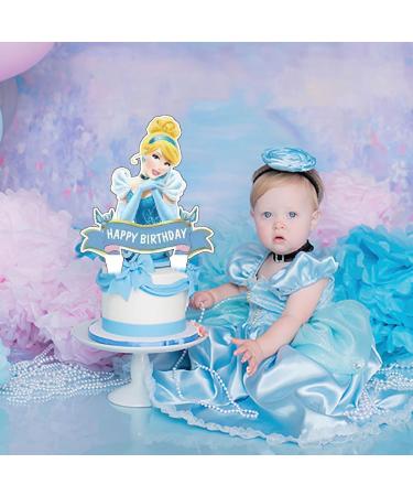 37Pcs Cinderella Party Cake&Cupcake Toppers for Birthday Party Supplies Girls' Theme Birthday Party Decoration - Buy Online on GoSupps.com