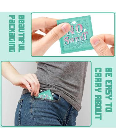 100 pieces of antiperspirant deodorant wipes and body wipes individually wrap underarm underarm sweating and travel to clean skin for female male teenagers (100) - Buy Online on GoSupps.com