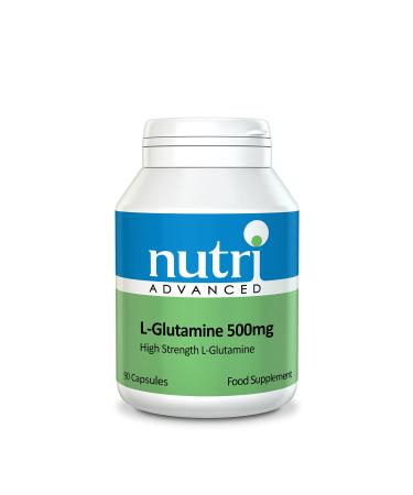 Nutri Advanced - L-Glutamine 500mg - Supports Muscle Function and Gut Health - High Strength Amino Acid - 90 Capsules