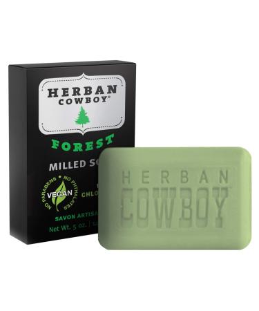 Herban Cowboy Milled Soap Forest 5 oz (140 g)