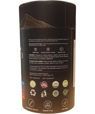 Organic Himalayan Shilajit Gold Gummies for Men and Women Black Seed Oil Ashwagandha Ginseng Turmeric Gokshura Lion's None Lab Tested %75 Fulvic Acid No Sugar Added Halal 90Gummy 90 Count (Pack of 1) - Buy Online on GoSupps.com