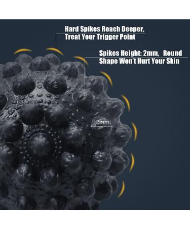 4PCS Foot Massage Ball Roller for Plantar Fasciitis Relief - Heat&Frozen Therapy for Muscle Pain - Trigger Point Release for Neck, Shoulder, Hands, Legs, Feet - Buy Online on GoSupps.com