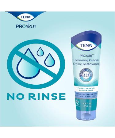 TENA ProSkin Sensitive Skin Cleansing Cream 8.5 oz - Pack of 6 - Buy Online on GoSupps.com