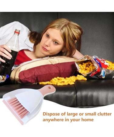 Broom and Dustpan Set | Cleaning Brush Dustpan Combo Set Desktop Handheld Cleaning Small Dustpan for Kitchen Home Study Room Bathroom - Buy Online on GoSupps.com