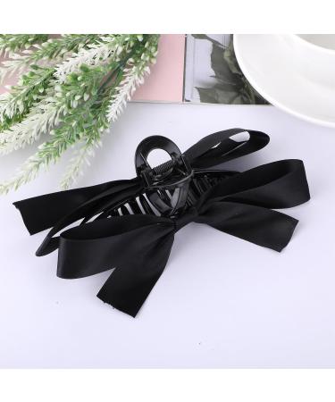 Simarro Hair Bow Clip - Big Bow Knot Ribbon Hair Claw for Women & Girls | Non-Slip Aesthetic Hair Accessory for Party & Wedding - Buy Online on GoSupps.com
