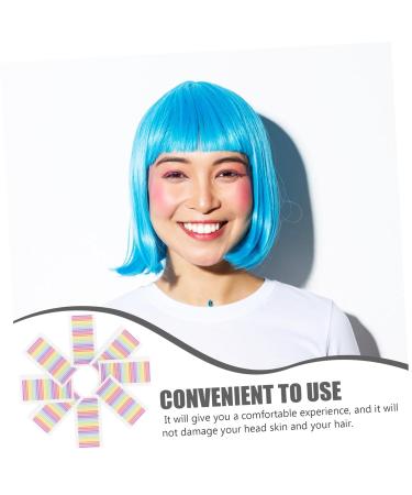 DOITOOL 8 Sheets Traceless Wig Film Hair Ribbons Wig Glue Stickers Wig Tape Strips Lace Tape for Wigs Double Sided Tape Wig Stuff Wig Adhesive for Lace Front Hair Wig Tape Scalp - Buy Online on GoSupps.com