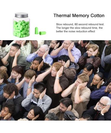 Ultra Soft Ear Plugs | Reusable Ear Plugs for Noise Reduction - Sleep Ear Plugs Slow Rebound for Sleeping Travel Concerts Studying Loud Noise Work Fulenyi Fluorescent Green 60 Pieces - Buy Online on GoSupps.com