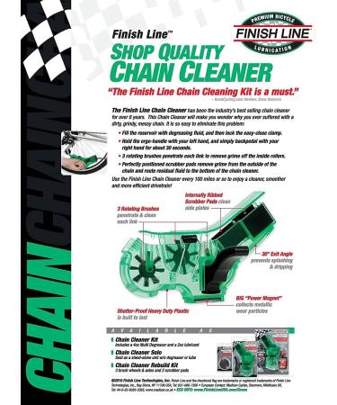 Finish Line Bicycle Chain Cleaner - Shop Grade Quality for Superior Cleaning - Buy Online on GoSupps.com