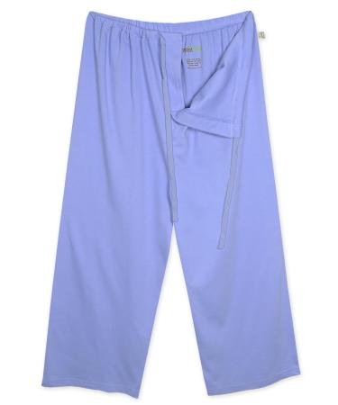 Unisex Hospital Patient Drawstring Pants XL Dark Blue - 20.5 Inseam for Tripping Prevention - Buy Online on GoSupps.com