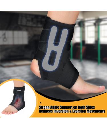 Ankle Brace for Sprains & Injuries - Lace-Up Support for Running Basketball & Volleyball - Recovery for Men & Women - Buy Online on GoSupps.com