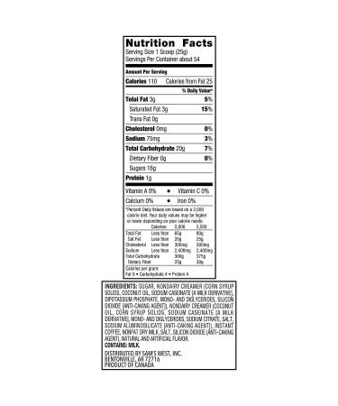 Daily Chef French Vanilla Cappuccino - 3 lbs - Rich and Creamy French Vanilla Flavor - 1 Pack - Buy Online on GoSupps.com