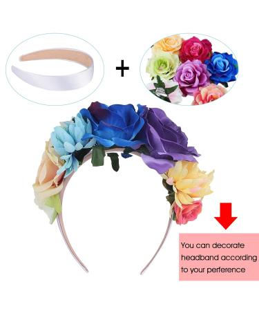 Buy SIQUK 12-Piece Satin Hair Ties - 3cm Wide Forehead Straps for Women & Girls | Lively Colors for DIY Hair Styling | International Shipping Available - Buy Online on GoSupps.com