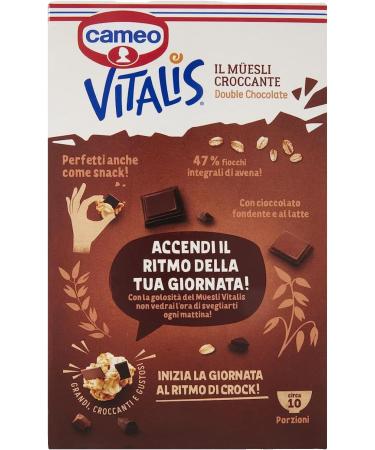  CAIYA 4X Cameo Vitalis Crunchy Muesli Double Dark and Milk Chocolate 310g 4 Pack  - Buy Online on GoSupps.com