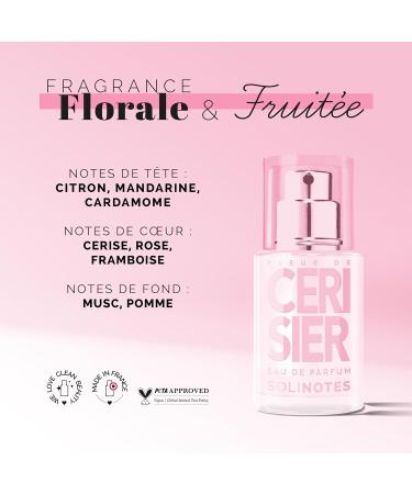 SOLINOTES Cherry Blossom Perfume for Women - Eau De Parfum | Delicate Floral and Soothing Scent - Made in France - Vegan - 0.5 fl.oz - Buy Online on GoSupps.com