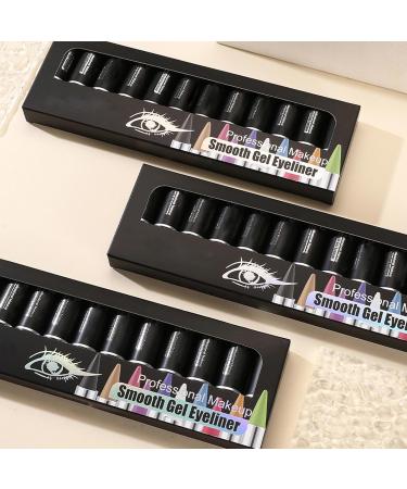 Gel Eye Liner Matte Eye Liner Quick Drying Eye Liner Waterproof Eye Liner Smudge Proof Eye Liner Natural Cream Eye Liner Liner And Eyeshadow 12 Shade Eye Liner Creamy Gel Eye Liner - Buy Online on GoSupps.com