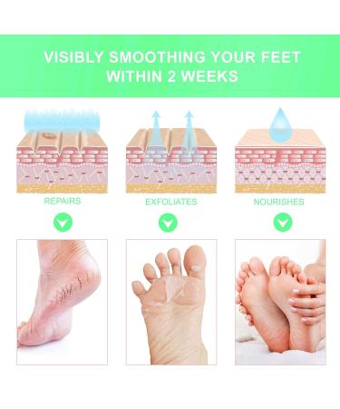 Health Foot Mask for Smooth Skin | Corn Removers for Toes (Green, One Size) - Living Room Adult - Buy Online on GoSupps.com