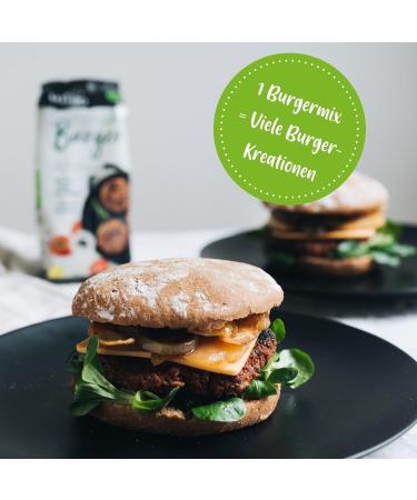 Soy-Free Lotao Veggie Burger Mix - 3x100g | Vegan Pea Protein & Jackfruit Patties | Organic Additive-Free Quick & Delicious Vegan Food - Buy Online on GoSupps.com