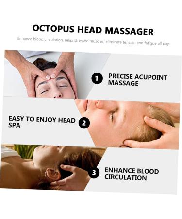 FRCOLOR Handheld Head Massager - Multifunctional Tool for Relaxation & Wellness | International Shipping Available - Buy Online on GoSupps.com