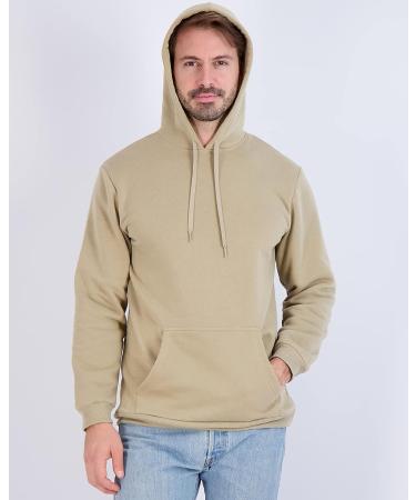 3 Pack Men's Plush Fleece Pullover Hoodie - Long Sleeve Hooded Sweatshirt with Kangaroo Pockets - Big & Tall Sizes Available - Buy Online on GoSupps.com