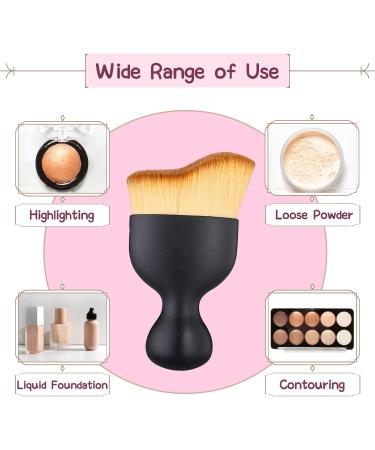 Tanning and Makeup Brush Angled Flat Foundation Brush Fake Tan Brush Contouring Brush Blush Brush for Liquid Foundation Cream or Cosmetics - Buy Online on GoSupps.com