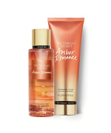 Victoria's Secret Amber Romance Mist & Lotion Set Amber Wood